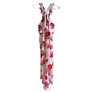 Tularosa Santorini Midi Dress in Fuchsia Bloom Size XS